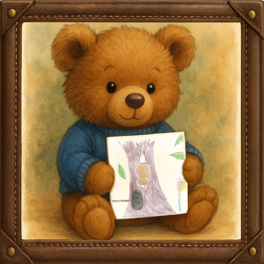 Brauni mit Schneckenzeichnung